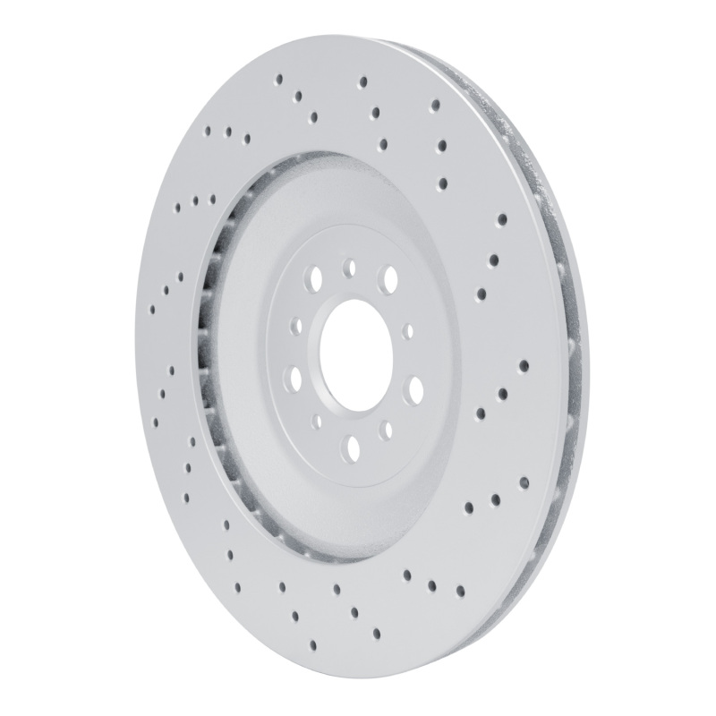 BMW M2 Brake Rotor (1) - Rear - R1 Concepts - GeoSPEC Drilled - `21-`25